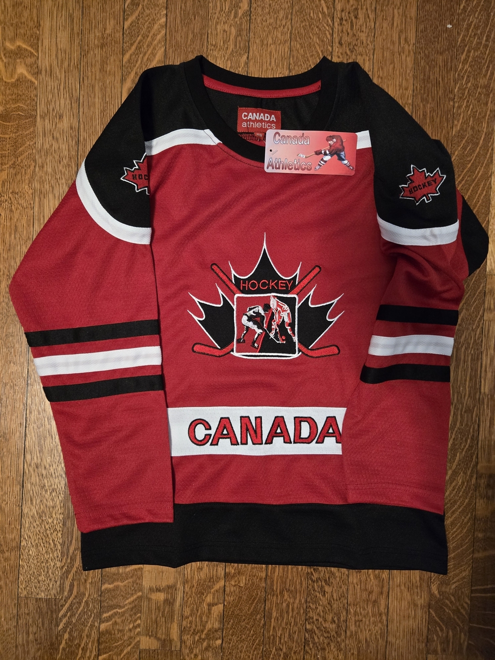 Canada Hockey Jersey Size Youth Medium